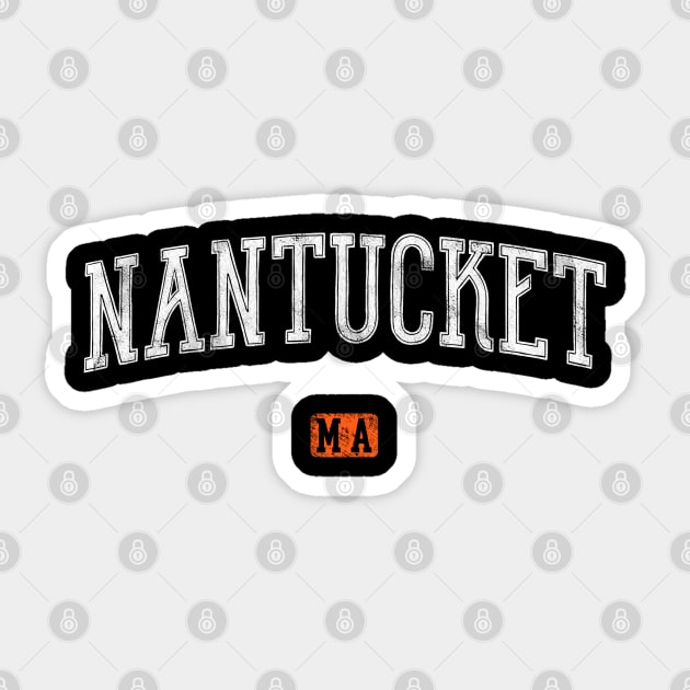 Nantucket Massachusetts Sticker by SmithyJ88